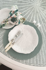 Cabbage Leaf Melamine Dinner Plate