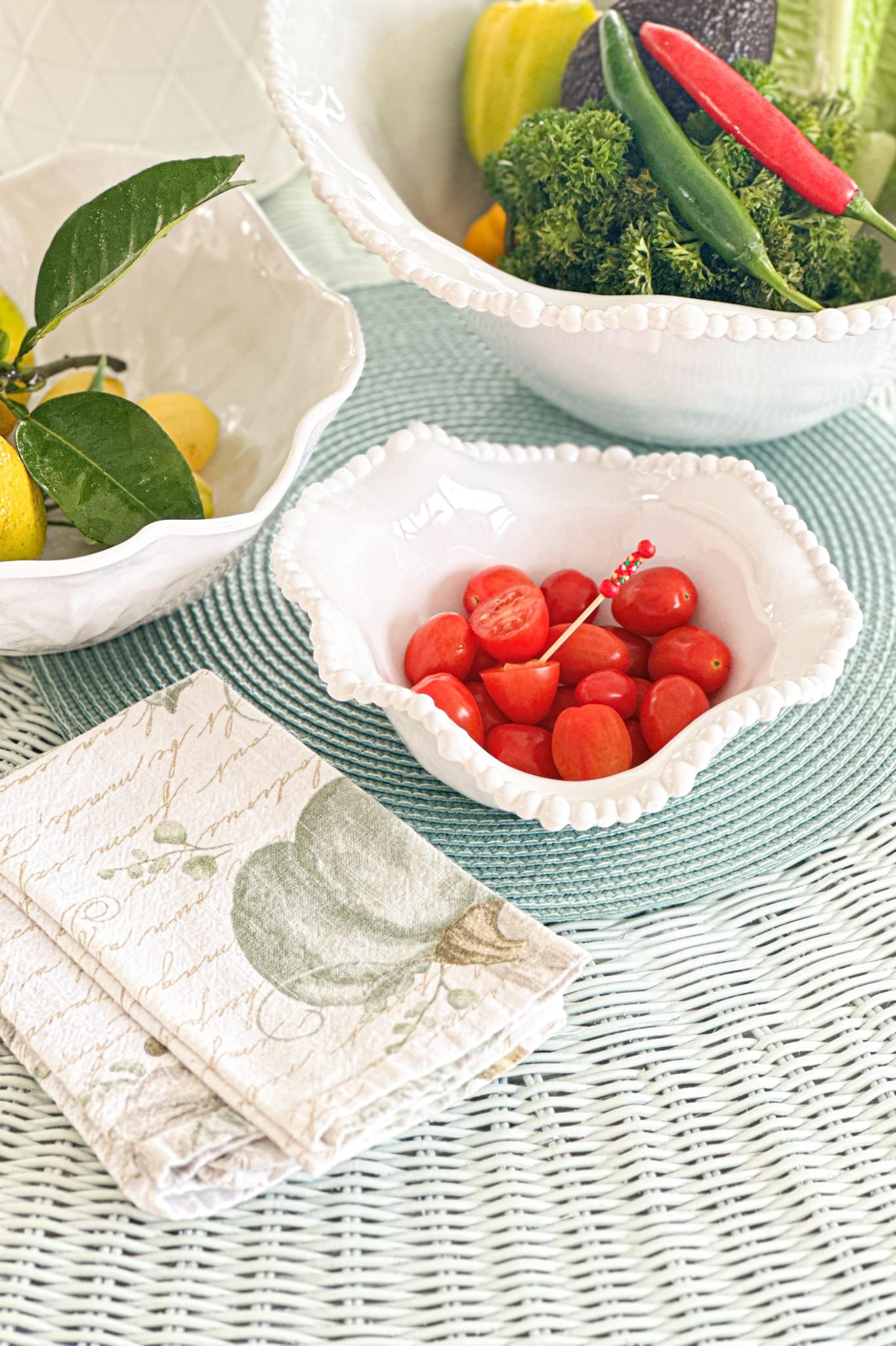 Petite Pearl Melamine Bowl - Magpie Style