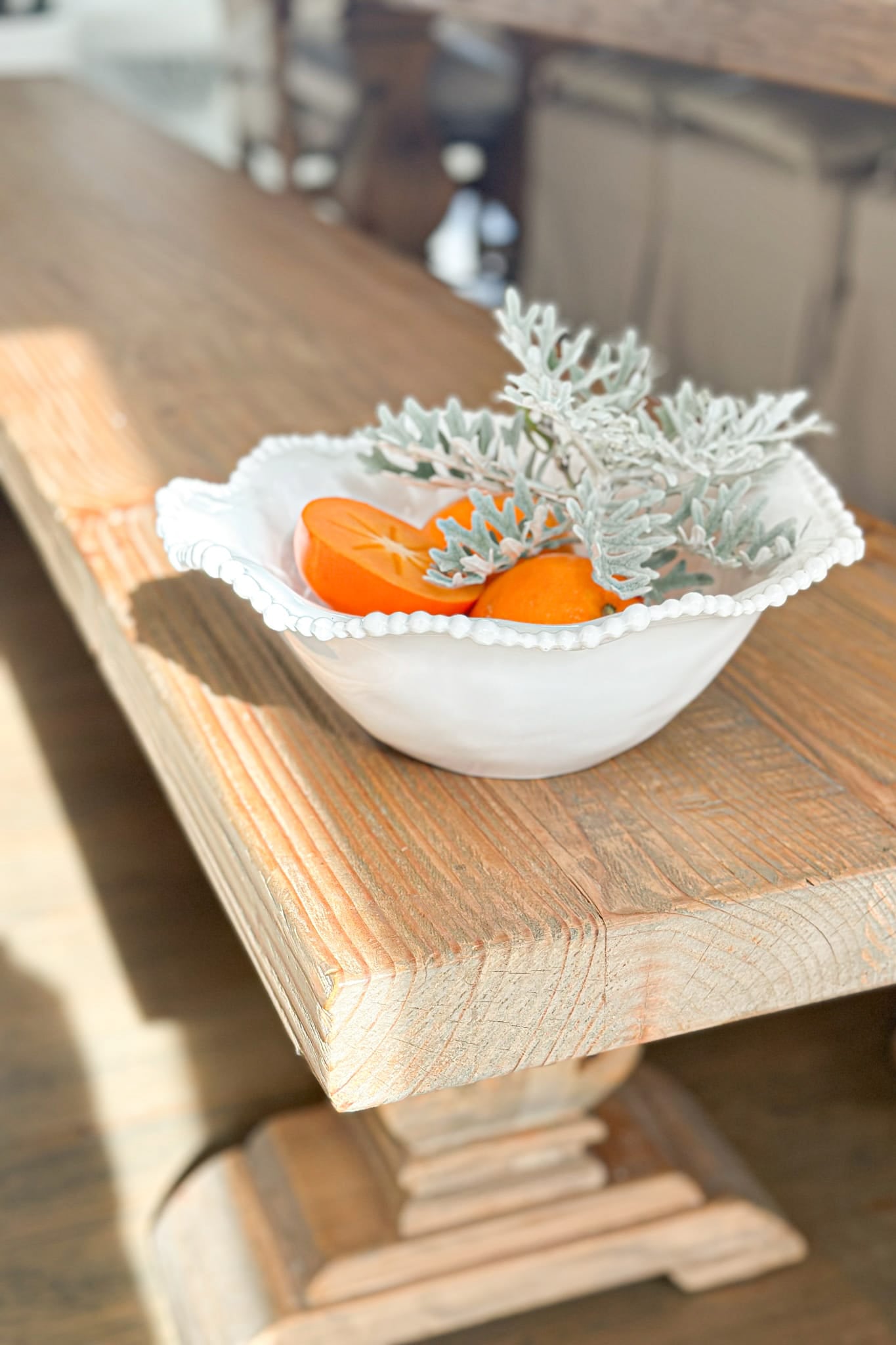 Wobbly Pearl Melamine Bowl 28cm - Magpie Style