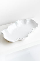 Wobbly Pearl Melamine Long Dish - Magpie Style