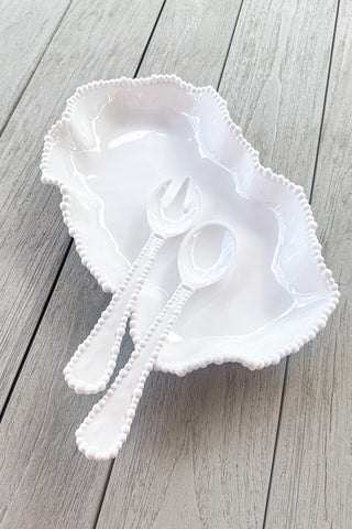 Wobbly Pearl Melamine Long Dish