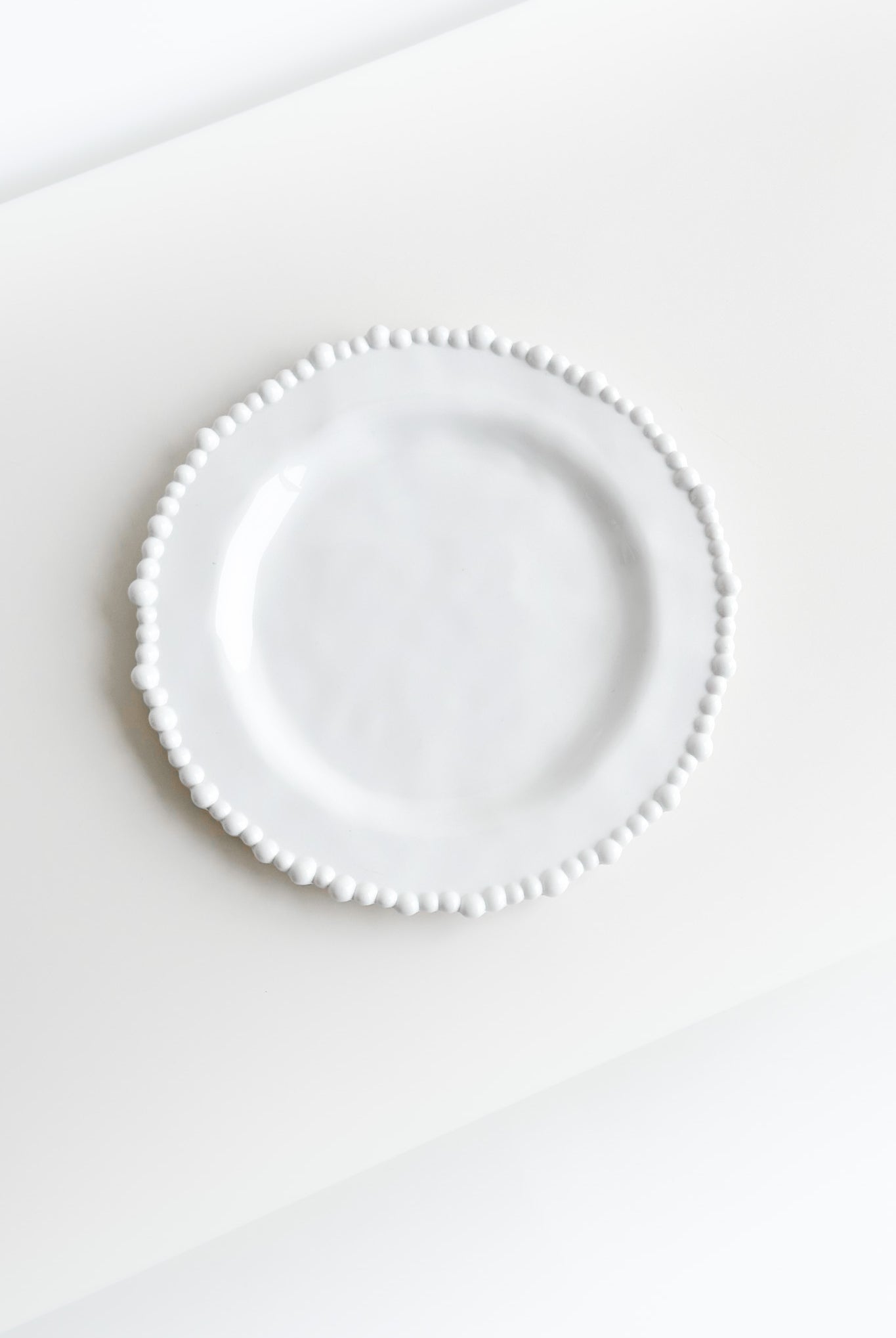 Small Pearl Melamine Side Plate - 23cm - Magpie Style