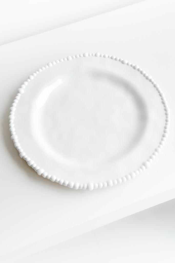 Large Pearl Melamine Dinner Plate - 28cm - Magpie Style