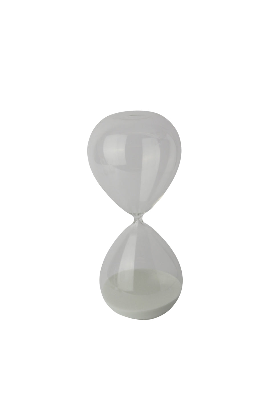 Large Hourglass - Clear/White - Magpie Style