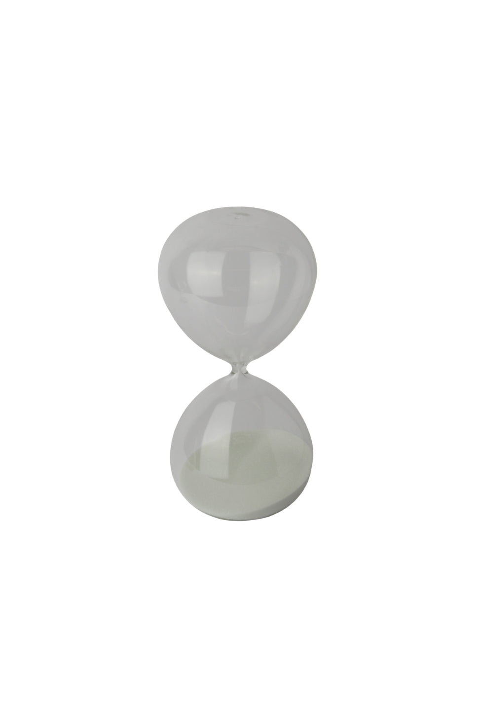 Medium Hourglass - Clear/White