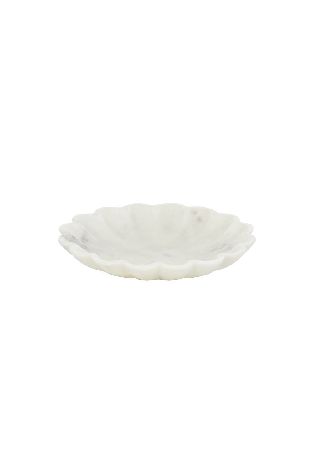 Flora Sculpted Marble Bowl - Lge