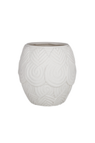 Ezra Composite Vase - White - Magpie Style