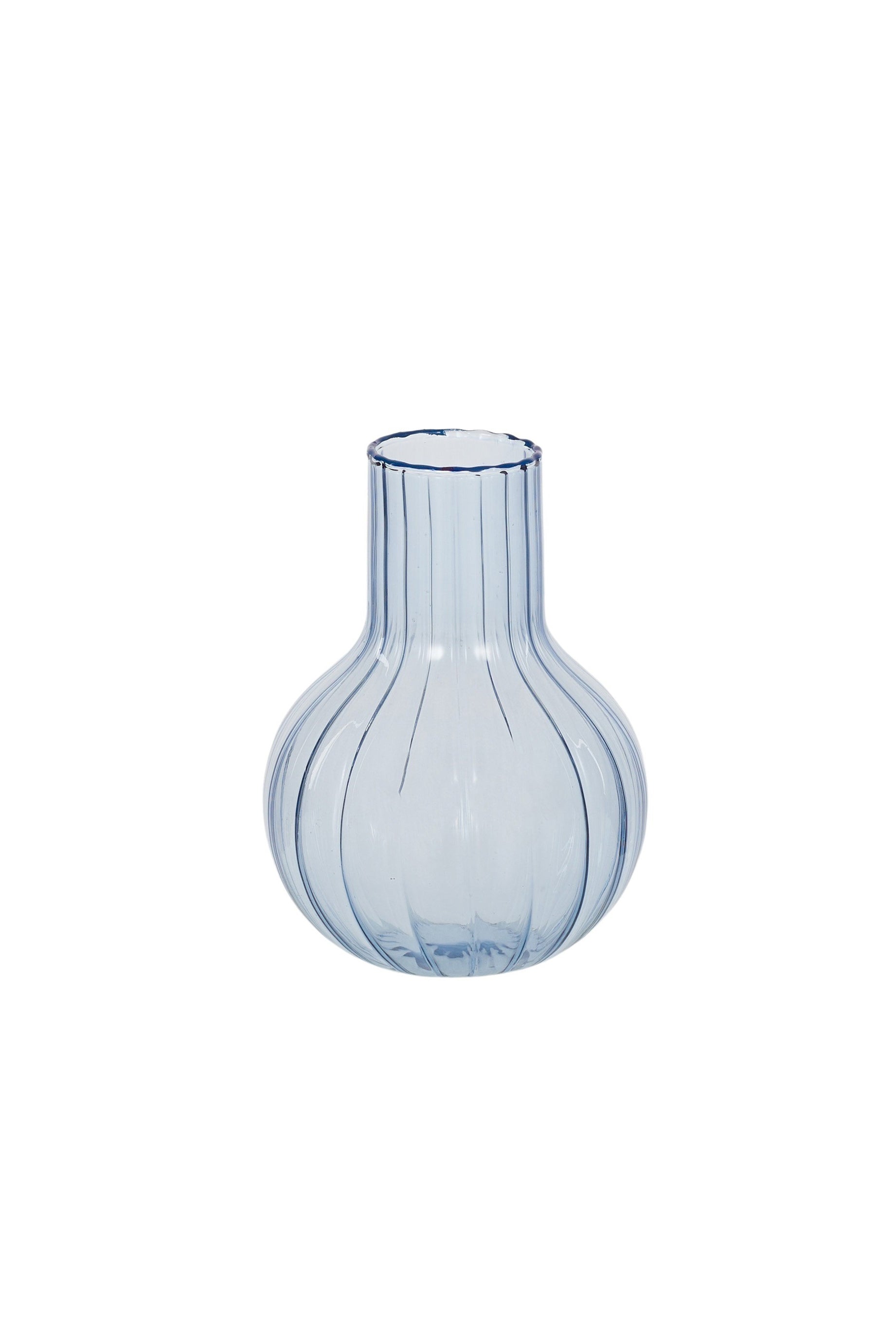 Lorne Glass Vase Blue - Magpie Style