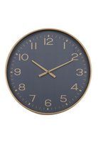 Metal Clock - Gold/Navy - Magpie Style
