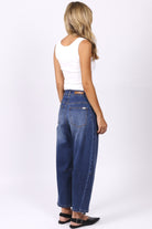Toni Barrel Jeans - Dark Denim - Magpie Style