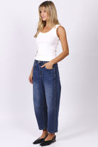 Toni Barrel Jeans - Blue Denim - Magpie Style
