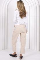 Toni Barrel Cord Jeans - Pearl - Magpie Style