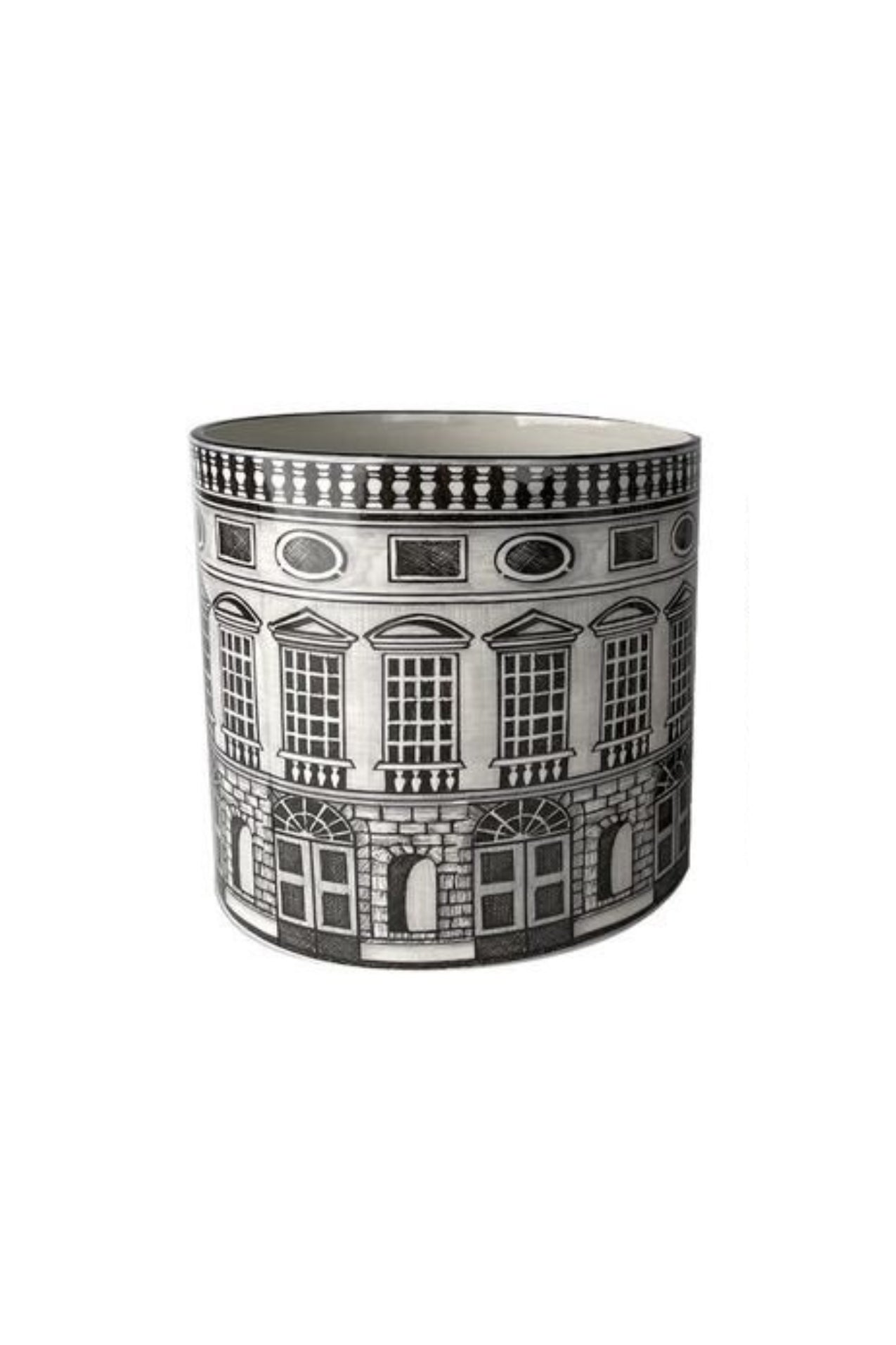 Venetian Facade Cylinder Pot - Large - Magpie Style