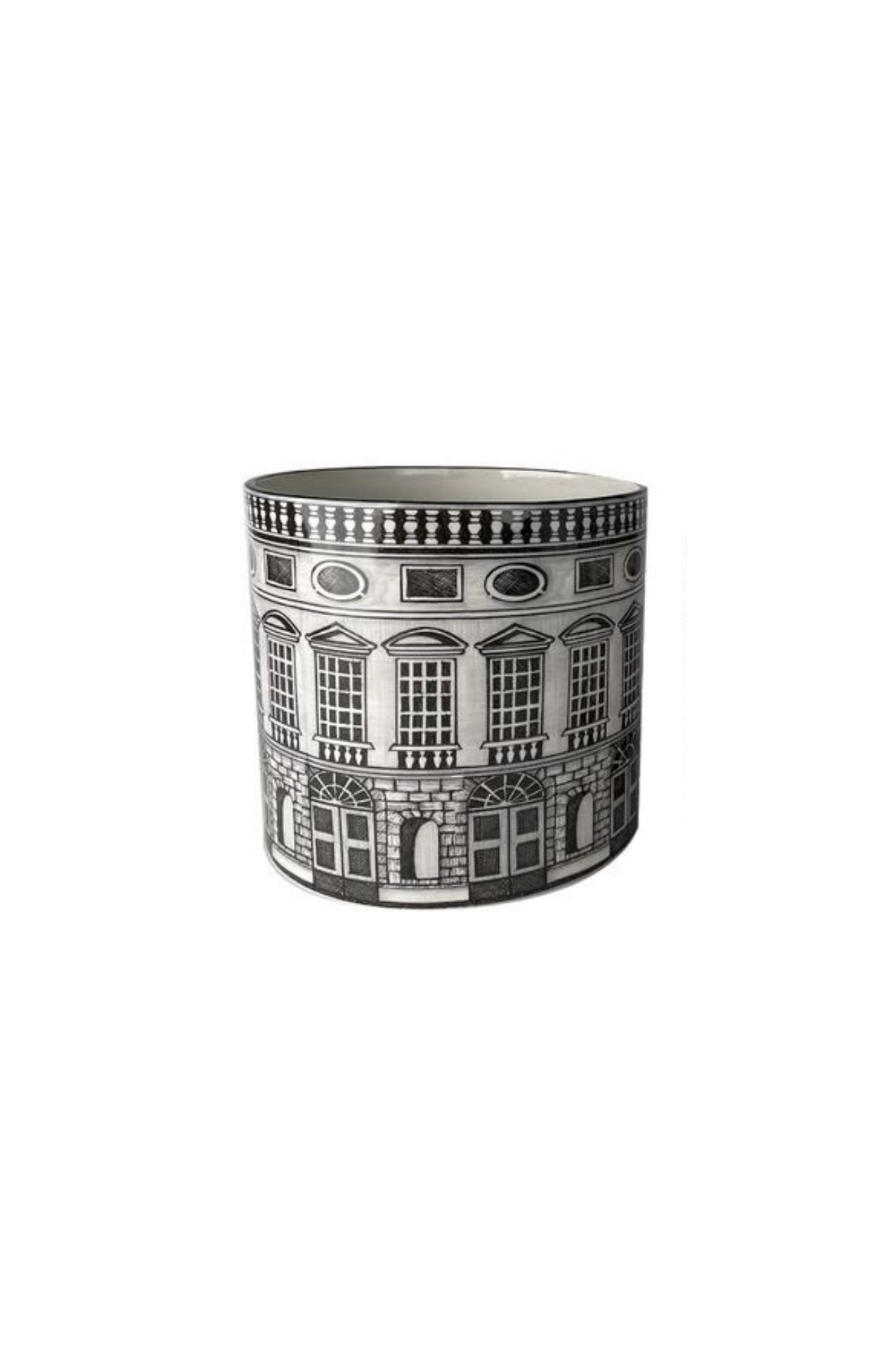 Venetian Facade Cylinder Pot - Small - Magpie Style
