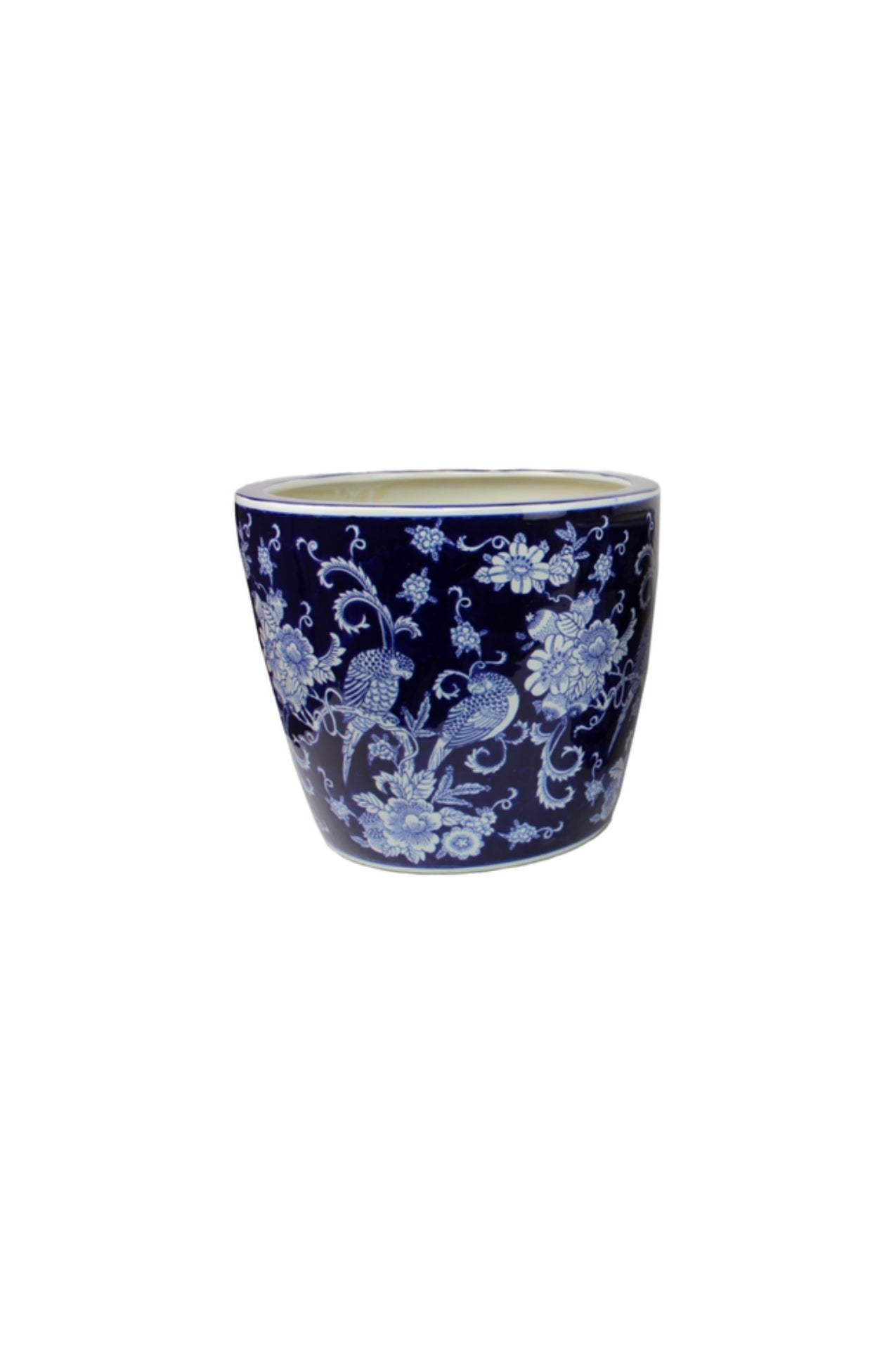 Midnight Bird Garden Pot - Small - Magpie Style