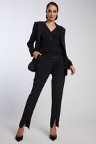 PAULA RYAN Tuxedo Blazer - Black - Paula Ryan