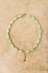 INDIGO & WOLFE Goia Jade Necklace