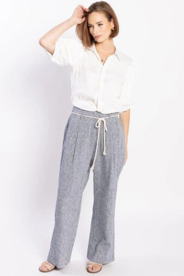 LOUGHLIN NYC Pant - Navy Marle - Magpie Style