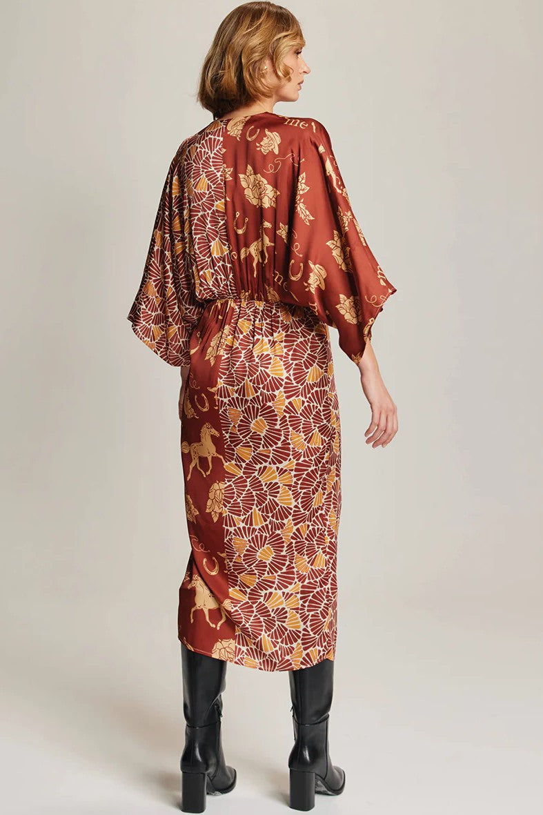 ME369 Camila Rodeo Twisted Dress - Magpie Style