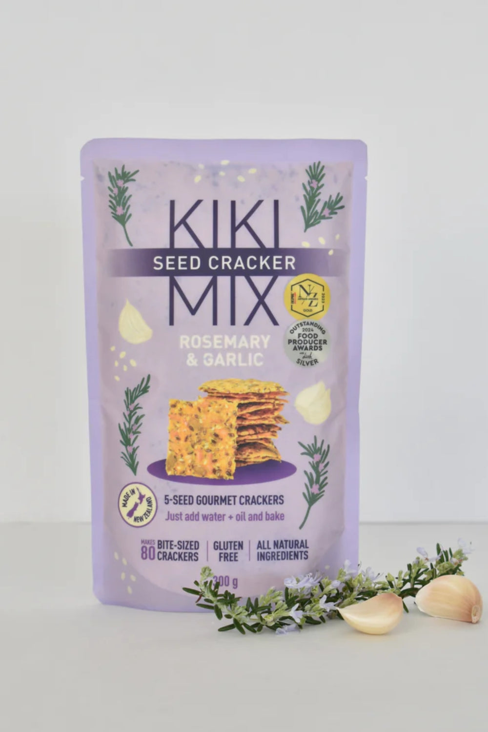 Rosemary and Garlic Seed Cracker Mix