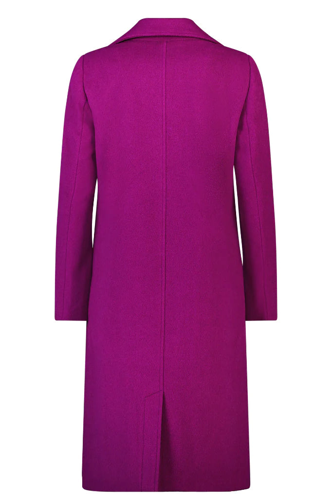 MOKÉ Rumour Lux Wool Coat - Orchid Flower - Magpie Style