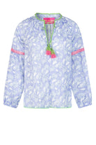 PLACE DU SOLEIL Lila Print Top - Lilac - Magpie Style