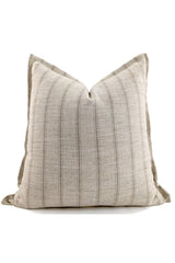 Earth Striped Natural Cushion