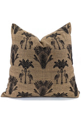 Palm Flamingo Gold Cushion