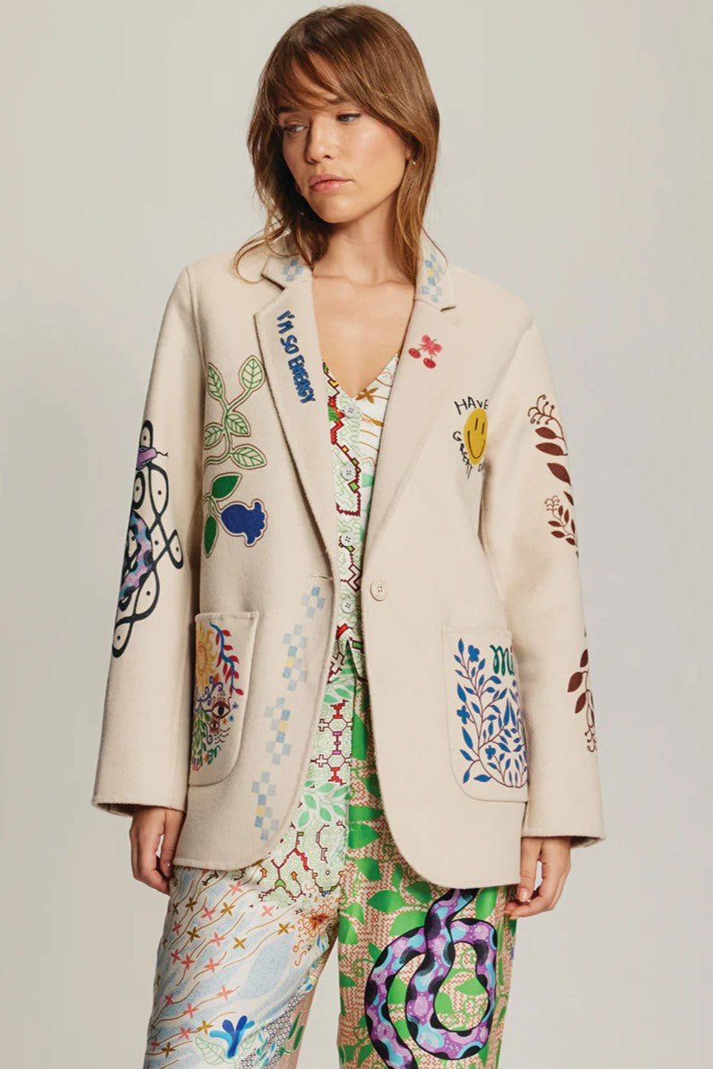 ME369 Juliana Shipibo Wool Jacket - Magpie Style