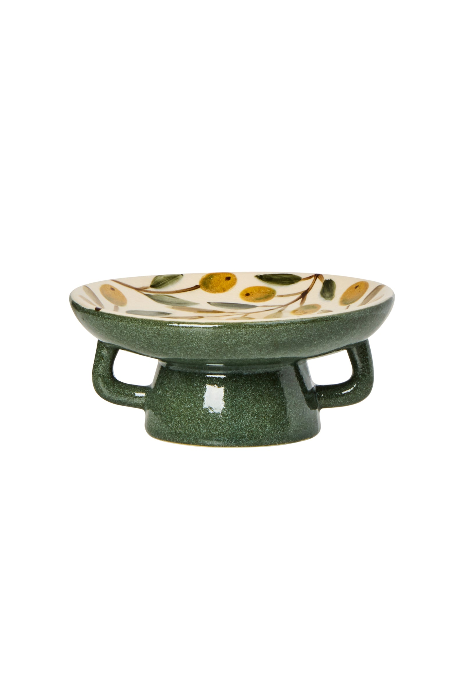 Olea Botanical Footed Dish