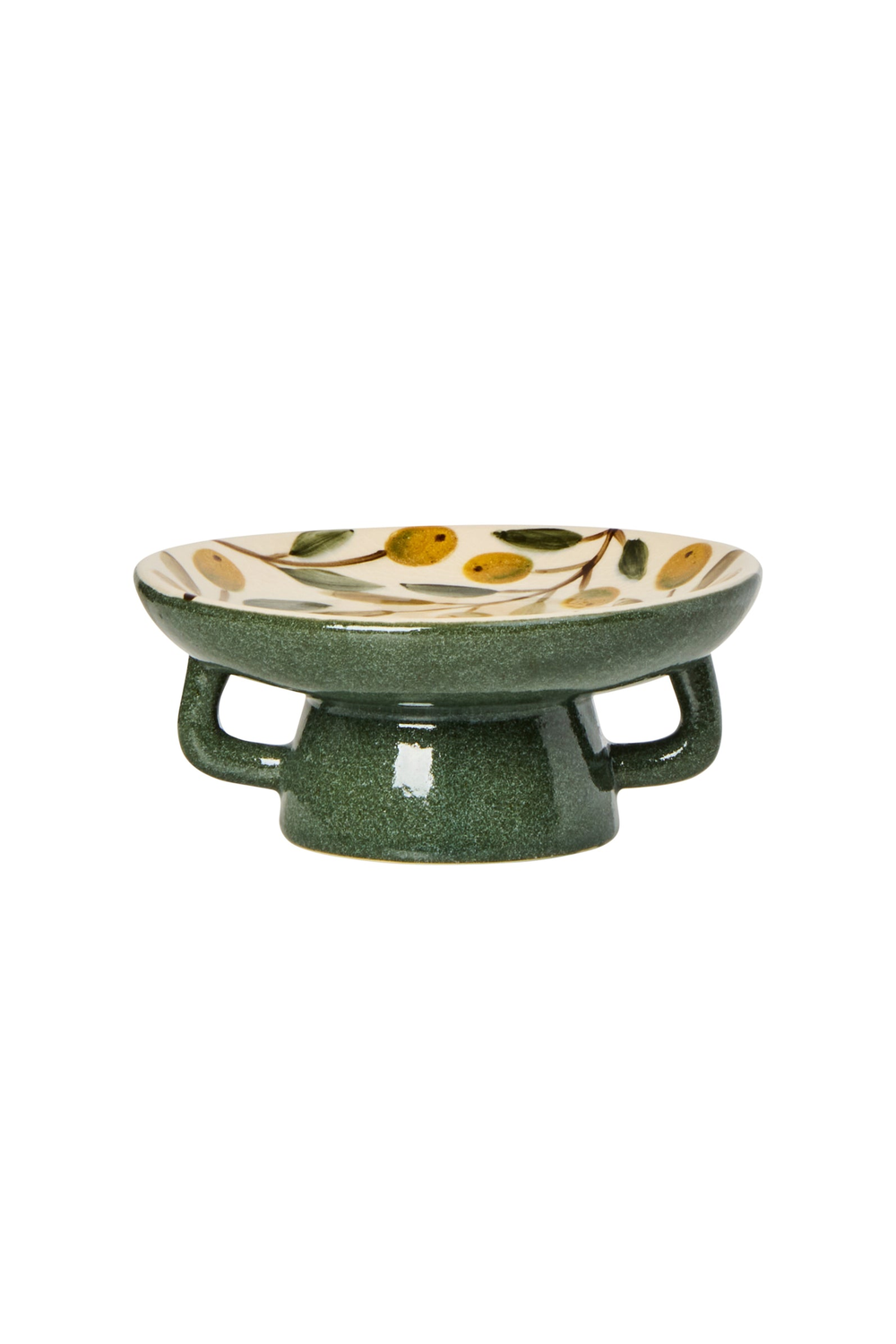 Olea Botanical Footed Dish