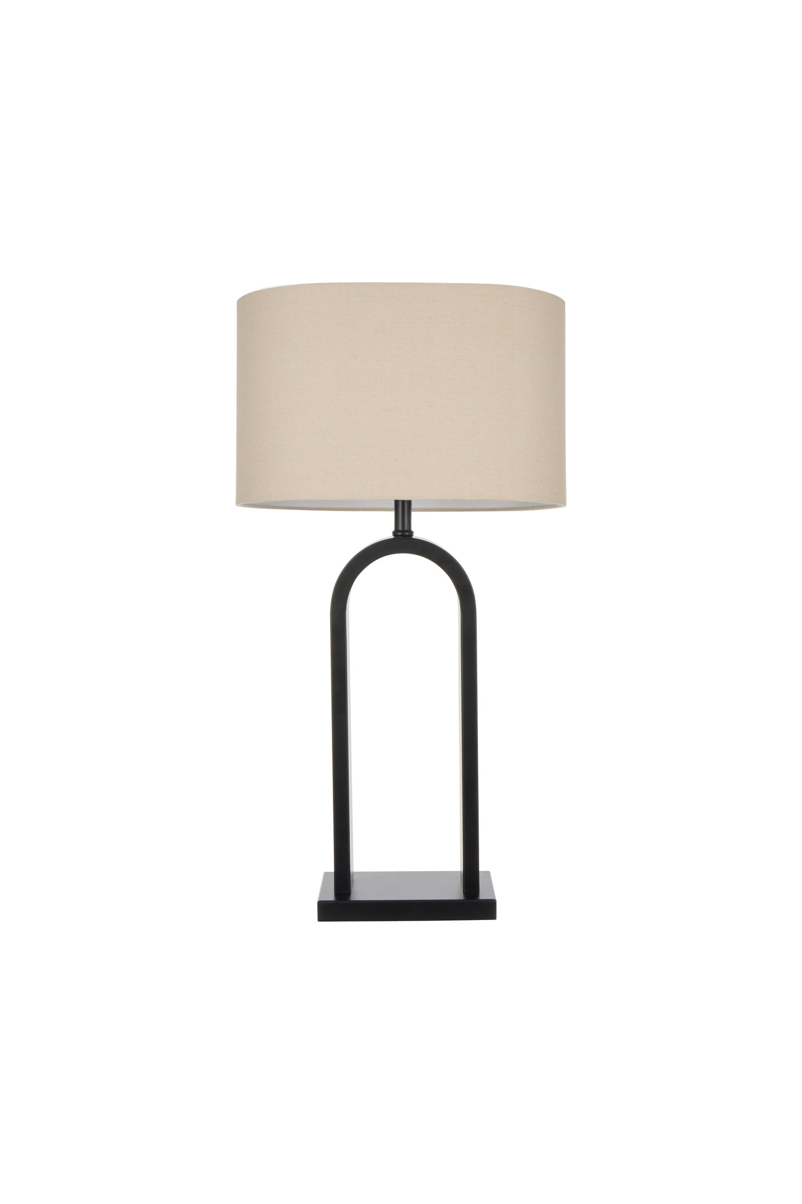 Reed Table Lamp - Taupe & Black - full product view