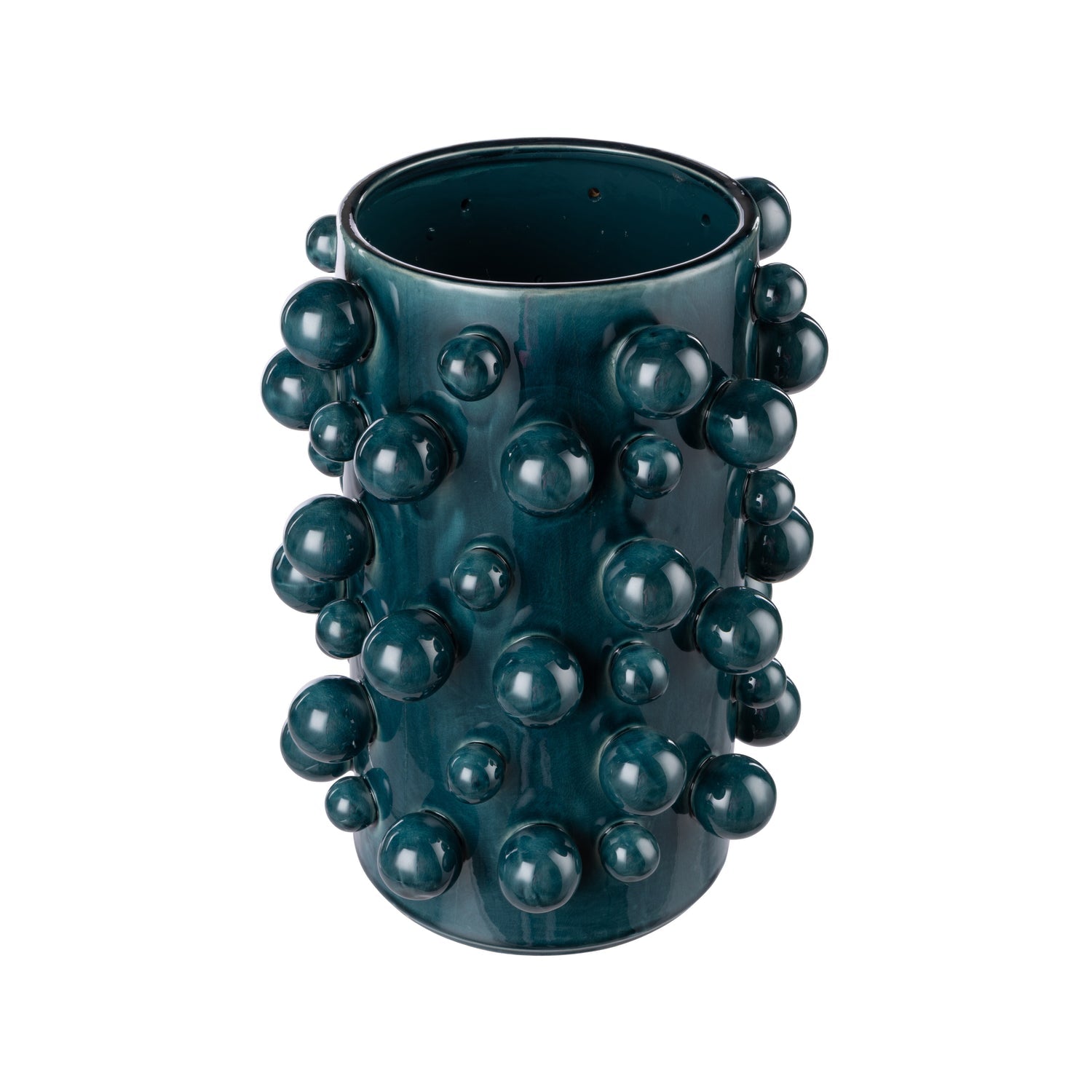 Odin Vase - Small Teal - detail or styling view 2