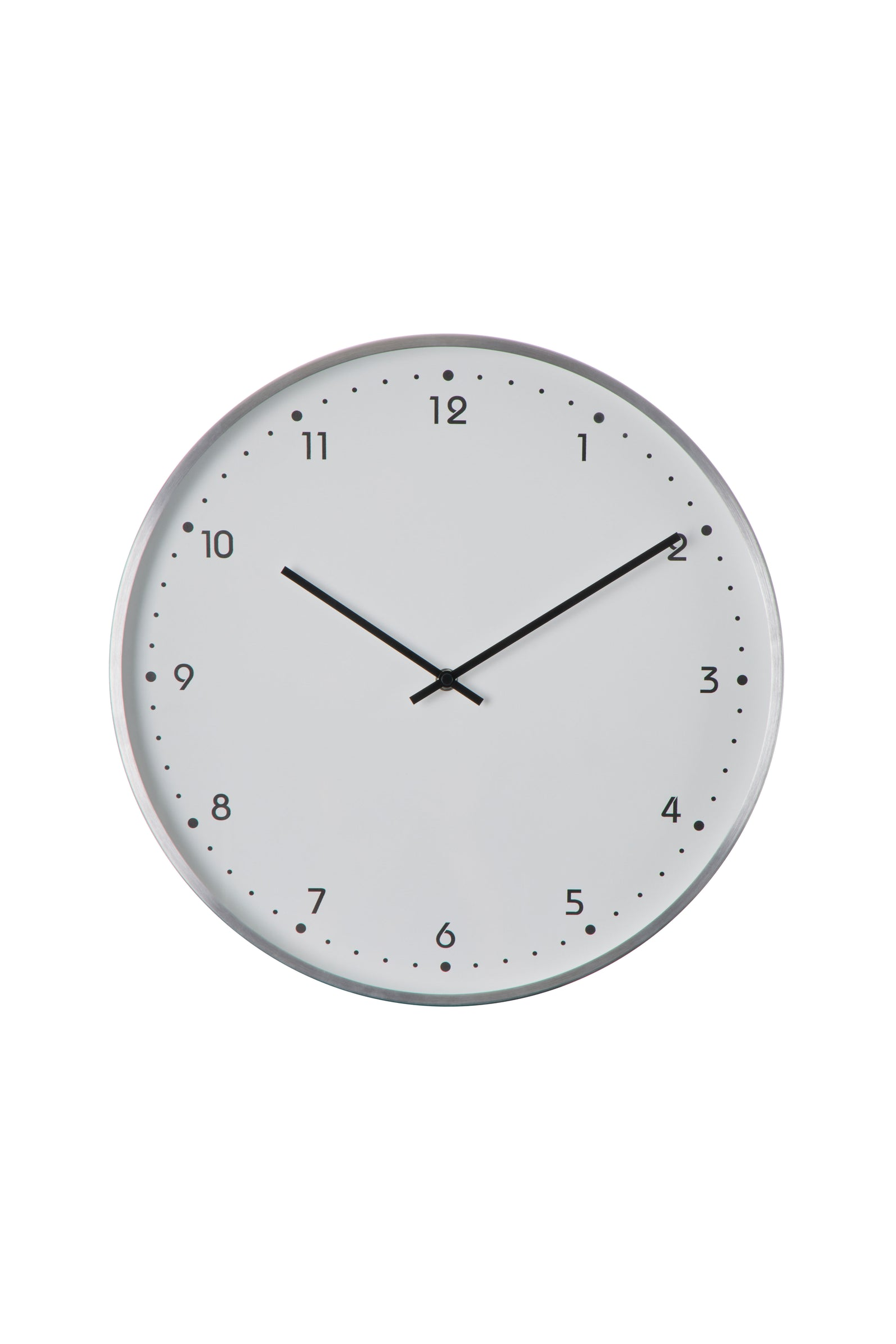 Helsinki Wall Clock - Silver - full product view