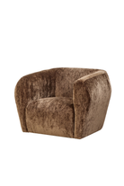 Reid Swivel Armchair - Espresso - full product view