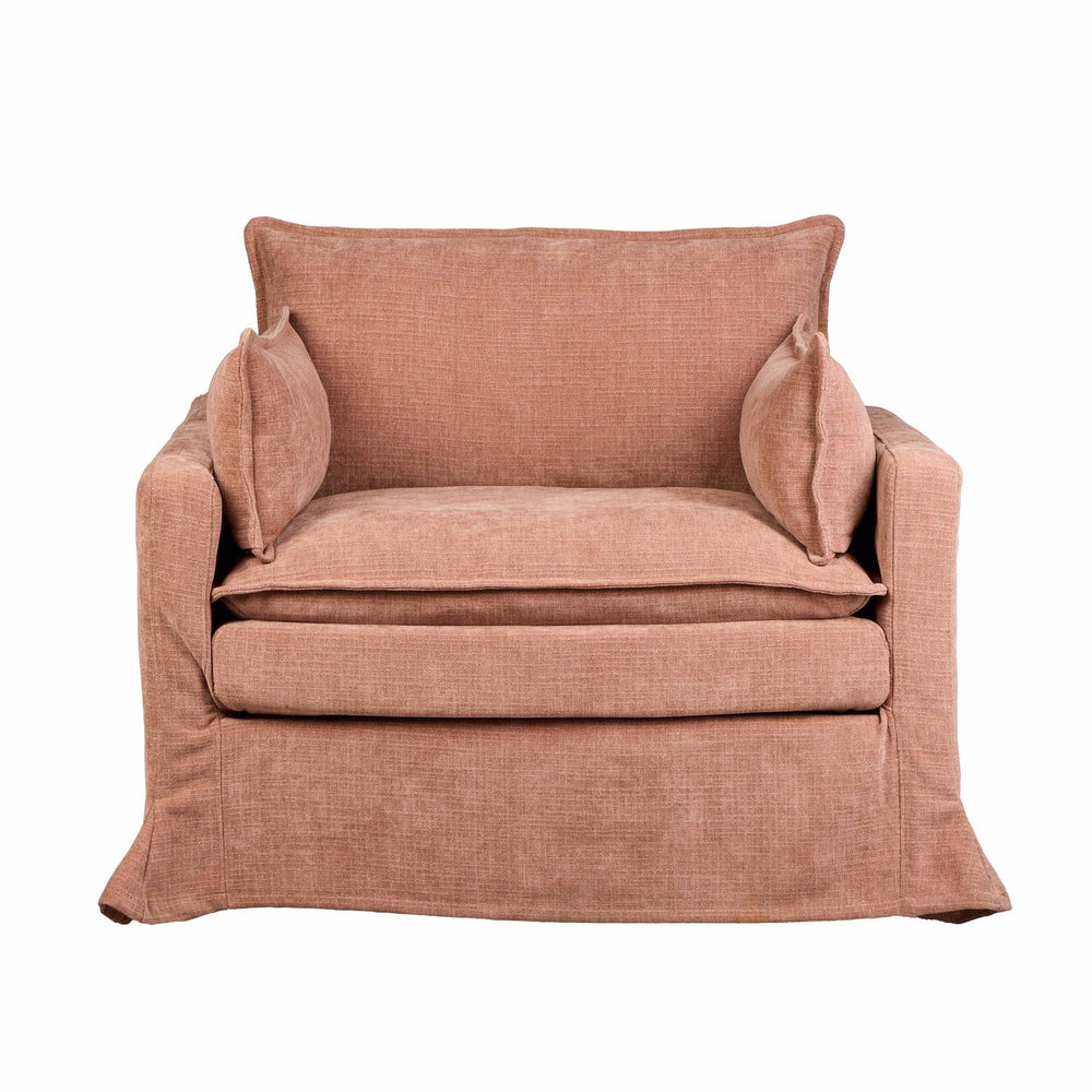 Poppy Armchair - Pale Rust