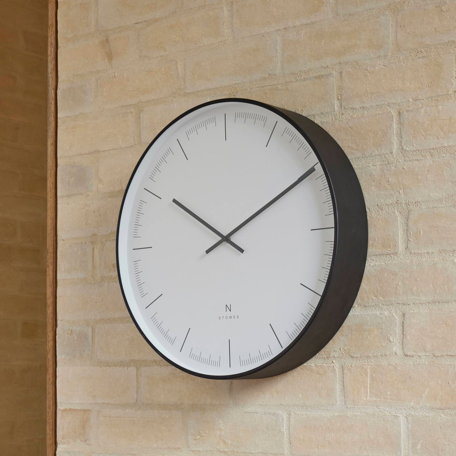 Oliver Wall Clock - Black - detail or styling view 2