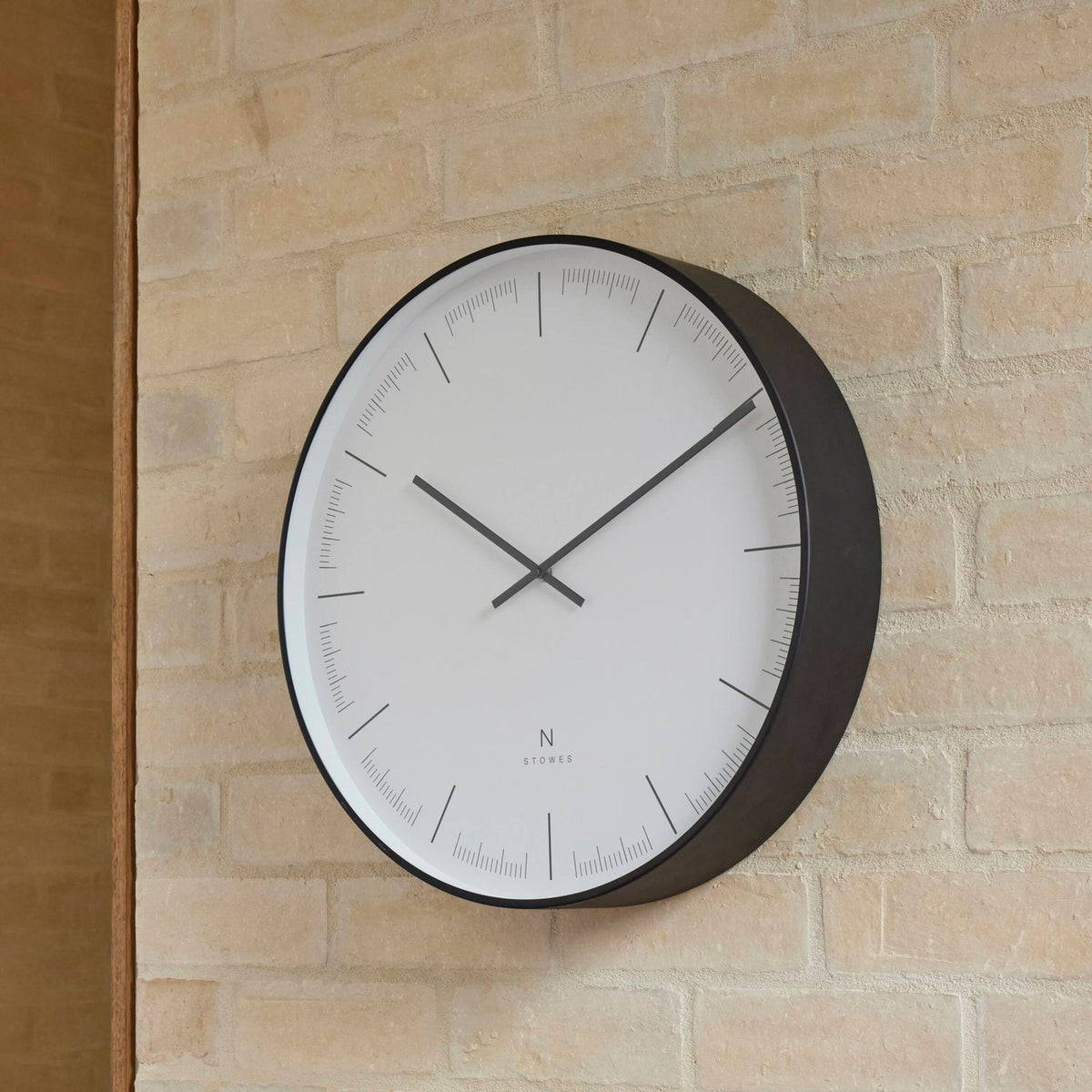 Oliver Wall Clock - Black - detail or styling view 2