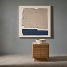 Earthen Strata Hand-Painted Wall Art - detail or styling view 3