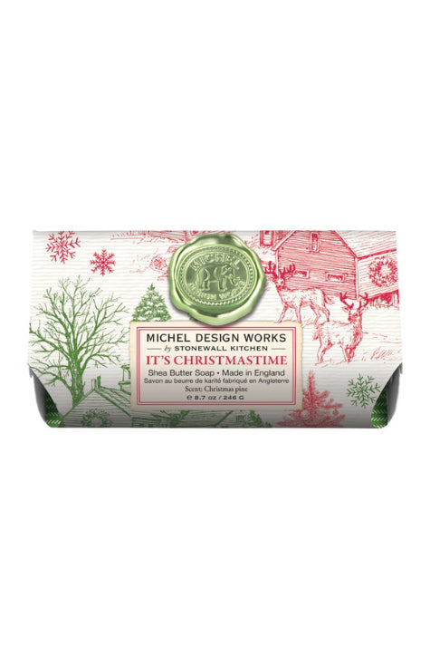 MICHEL DESIGN WORKS Large Soap Bar - Its Christmas Time - Magpie Style