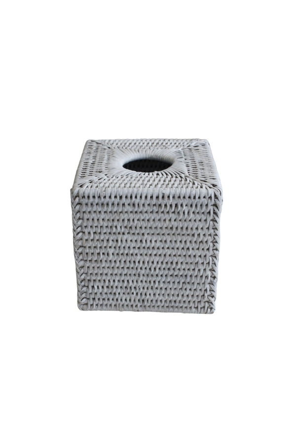 Square Tissue Cover - White - Magpie Style