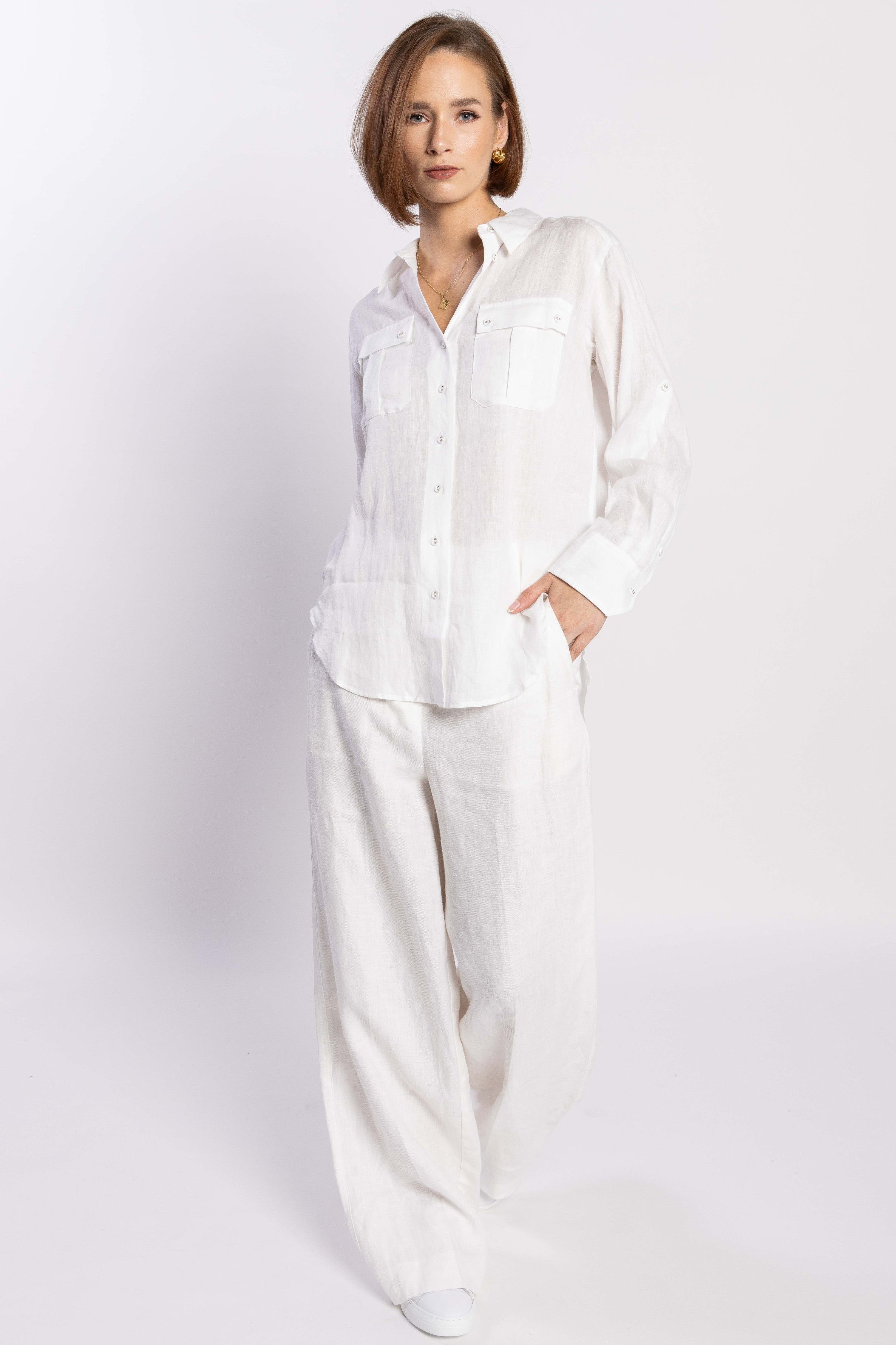 LOUGHLIN Doubles Shirt - White - Magpie Style
