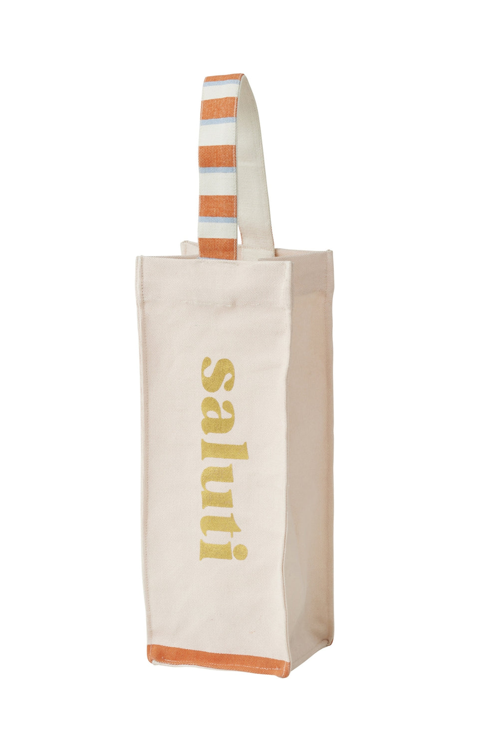 Saluti Stripe Handle Bottle Bag