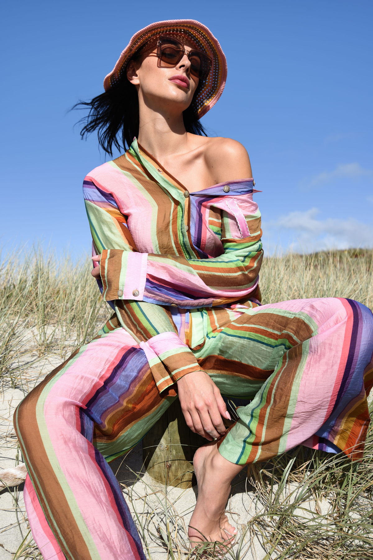 Cooper Summer 27 collection campaign — CANDY STRIPE