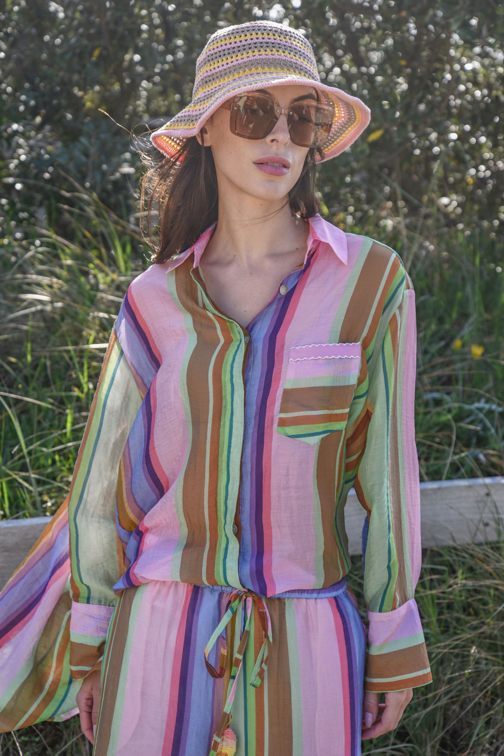 COOPER Look Ahead Shirt - Candy Stripe