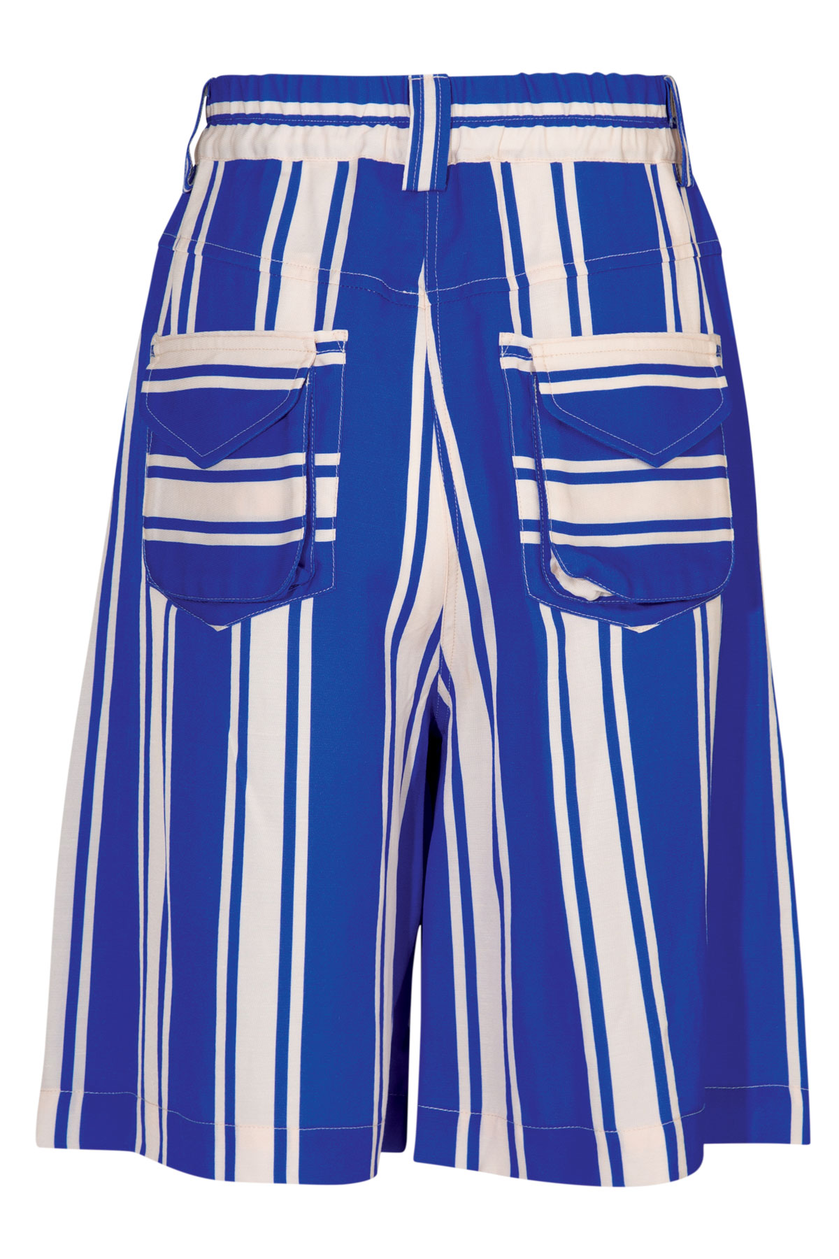 COOPER Miss Shortcake Shorts - Blue/Ivory Stripe – additional product view