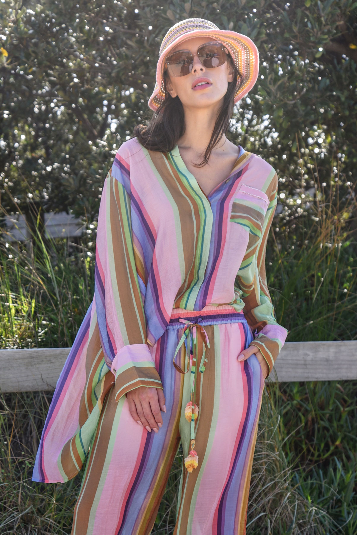 COOPER Look Ahead Shirt - Candy Stripe – additional product view