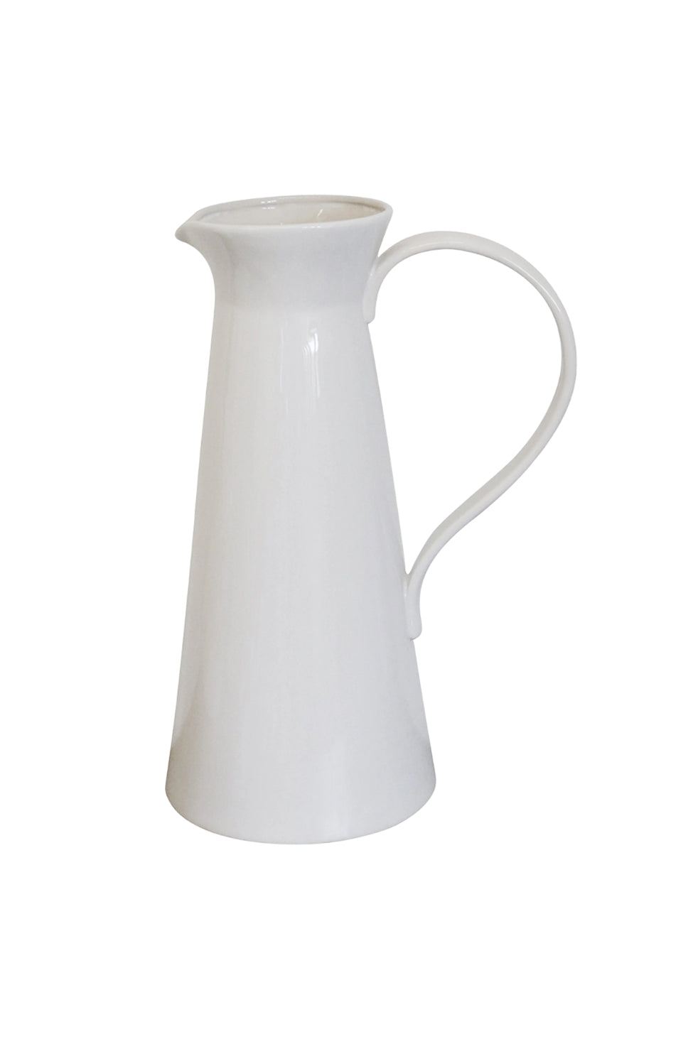 Ivory Tall Ceramic Jug - Magpie Style