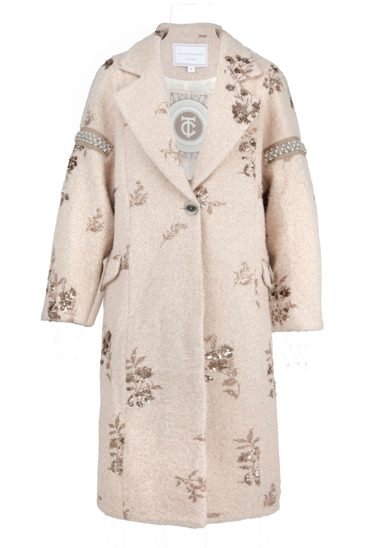 TRELISE COOPER Gossip Pearl Coat - Vintage - Magpie Style