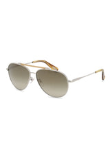Lanvin - Silver & Natural Aviators